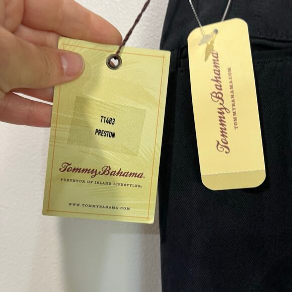 Tommy Bahama Mens Preston Silk Bamboo Blend in Black Size 32XUFN - Picture 5 of 9